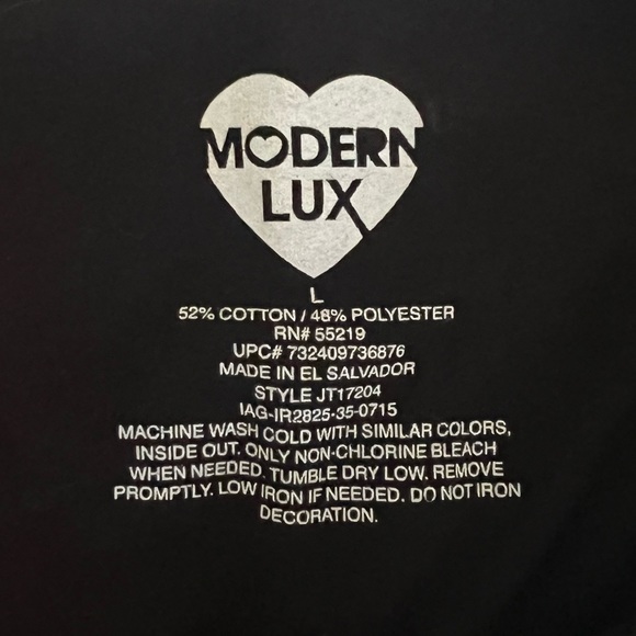 Modern Lux Ouija Board Juniors' Raglan Tee Size Large (Brand New Never Worn) - Picture 3 of 3